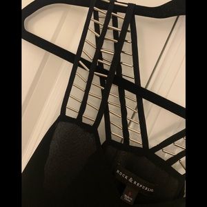 Rock & Republic Black Sheer Tank